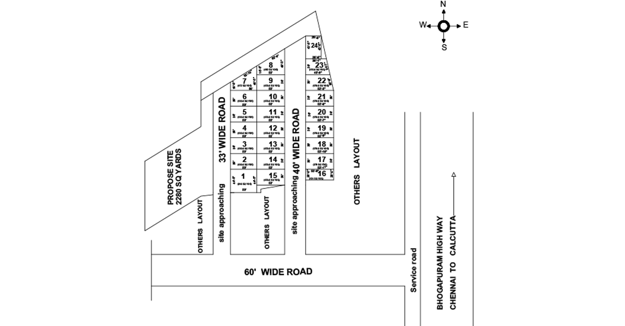 Layout of Akshaya Bliss